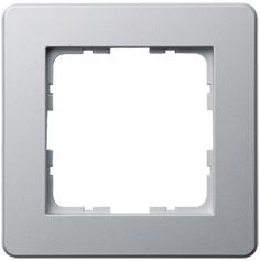 Jasmart Рамка G-Flex 1-постовая, цвет Алюминий G1101S - фото 76787