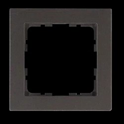 Jasmart Рамка G-Classic  1-постовая, цвет Мокко G1001Z - фото 76824