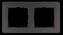 Jasmart Рамка G-Flex 2-постовая, цвет Мокко G1102Z - фото 76830