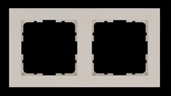 Jasmart Рамка G-Classic  2-постовая, цвет Тауп G1002T - фото 76854