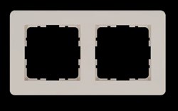 Jasmart Рамка G-Flex  2-постовая, цвет Тауп G1102T - фото 76863