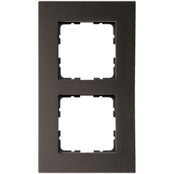 Jasmart Рамка 2-постовая, алюминий Brown G1002AZ - фото 76895