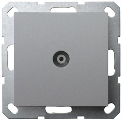 Jasmart G Алюминий Розетка TV проходная G6002S - фото 76936