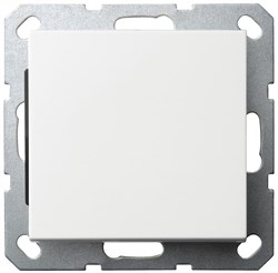 Jasmart G Белый глянцевый Выключатель 1-кл жалюзи, 10A 250V~ G3018W - фото 76952