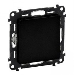 Legrand Valena Life Black заглушка с суппортом. С лицевой панелью, антрацит. 754068 - фото 77083