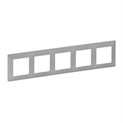 Legrand Valena Life алюминий рамка 5-ая 754135 - фото 77128