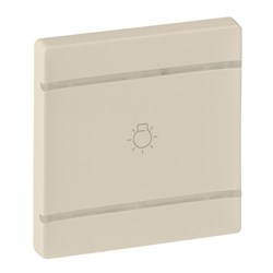 Legrand Valena Life слоновая кость MyHome накладка для механизма BUS/SCS.С символом Освещение.2 модуля 755231 - фото 77163