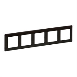 Legrand Valena Life тёмное дерево рамка 5-ая 754175 - фото 77236