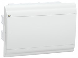 IEK PRIME Корпус пластиковый встраиваемый ЩРВ-П-12 белый/белая дверь IP41 MKP82-V-12-WD-41-10 - фото 77309