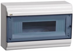 IEK PRIME Корпус пластиковый навесной ЩРН-П-12 белый IP41 MKP82-N-12-41-10 - фото 77312