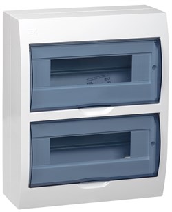 IEK KREPTA 3 Корпус пластиковый ЩРН-П-24 IP40  белый откр.монтаж MKP12-N-24-40-10 - фото 77314