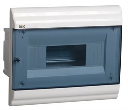 IEK PRIME Корпус пластиковый встраиваемый ЩРВ-П-9 белый IP41 MKP82-V-09-41-20 - фото 77321