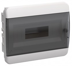 IEK TEKFOR Корпус пласт. ЩРВ-П-12 IP41 черн. прозр. дверь TF5-KP12-V-12-41-K01-K03 - фото 77326