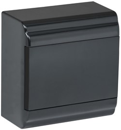 IEK PRIME Корпус пластиковый навесной ЩРН-П-6 черный IP41 MKP13-N-01-06-41-K02 - фото 77328