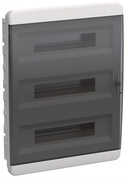 IEK TEKFOR Корпус пласт. ЩРВ-П-54 IP41 черн. прозр. дверь TF5-KP12-V-54-41-K01-K03 - фото 77344