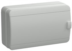 IEK TEKFOR Корпус пласт. КМПн-12 IP65 сер. непрозр. дверь TF5-KP73-N-12-65-K03-K03 - фото 77347