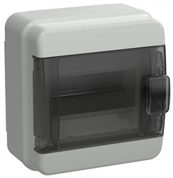 IEK TEKFOR Корпус пласт. КМПн-6 IP65 черн. прозр. дверь TF5-KP72-N-06-65-K03-K02 - фото 77366