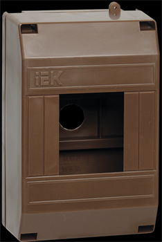 IEK KREPTA 3 Корпус пластиковый КМПн 1/4 IP20 дуб откр.монтаж MKP31-N-04-30-135-D - фото 77378