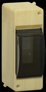 IEK KREPTA 3 Корпус пластиковый КМПн 2/2 IP30 сосна откр.монтаж MKP42-N-02-30-20-S - фото 77380