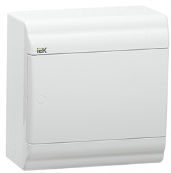 IEK PRIME Корпус пластиковый навесной ЩРН-П-6 белый/белая дверь IP41 MKP82-N-06-WD-41-20 - фото 77383