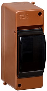 IEK KREPTA 3 Корпус пластиковыйКМПн 2/2 IP30 дуб откр.монтаж MKP42-N-02-30-20-D - фото 77386