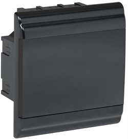 IEK PRIME Корпус пластиковый встраиваемый ЩРВ-П-6 черный IP41 MKP13-V-01-06-41-K02 - фото 77405