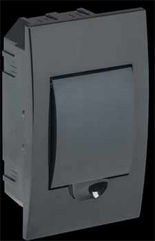 IEK KREPTA 3 Корпус пластиковыйЩРВ-П-4 IP41 черный скрыт.монтаж MKP12-V-04-41-K02 - фото 77413