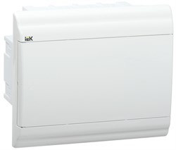 IEK PRIME Корпус пластиковый встраиваемый ЩРВ-П-9 белый/белая дверь IP41 MKP82-V-09-WD-41-20 - фото 77439