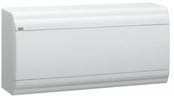 IEK PRIME Корпус пластиковый навесной ЩРН-П-18 белый/белая дверь IP41 MKP82-N-18-WD-41-10 - фото 77441