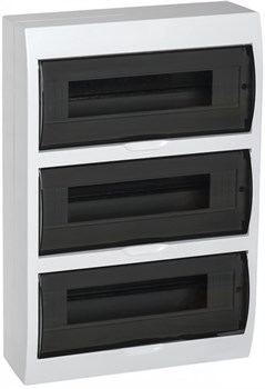 IEK KREPTA 3 Корпус пластиковый ЩРН-Пк-45 IP41 белый откр.монтаж MKP12-N-04-45-41 - фото 77445