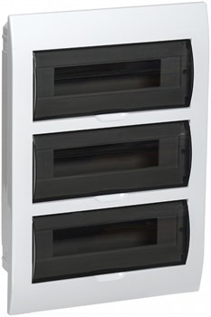 IEK KREPTA 3 Корпус пластиковый ЩРВ-Пк-45 IP41 белый скрыт.монтаж MKP12-V-04-45-41 - фото 77448