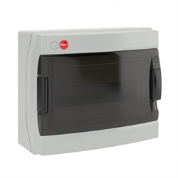 DKC Щиток настенный с дверцей 12 мод.,IP65, серый, с клеммным блоком 63А RB12W6TGD - фото 77533