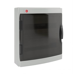 DKC Щиток настенный с дверцей 36 мод.,IP65, серый, с клеммным блоком 63А RB36W6TGD - фото 77564