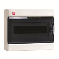 DKC Щиток настен.с дверц.12мод.,IP41,бел.,с усил. клем.блок.1х87312 84712 - фото 77575