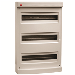 DKC Щиток настен. без дверцы, 54(3Х18) мод.,IP40 83654 - фото 77587