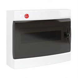 DKC Щиток настен.с двер.12мод.,IP41,бел.,с клем.блок.1х87512 и замком 84912 - фото 77592