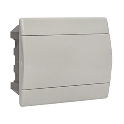 EKF PROxima Щит распределительный ЩРВ-П-12 "SlimBox" белая дверца IP41 sb-v-12w - фото 77658