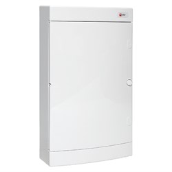 EKF Щит распределительный навесной "Unix" белая дверь 3х12 модулей IP40 EKF PROxima ux-3x12-nw - фото 77661