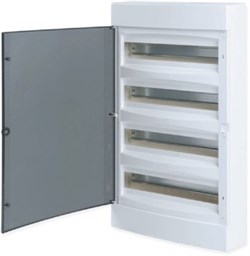 EKF Щит распределительный навесной "Unix" белая дверь 4х18 модулей IP40 EKF PROxima ux-4x18-nw - фото 77662