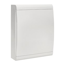 EKF PROxima Щит распределительный ЩРН-П-24 "SlimBox" белая дверца IP41 sb-n-24w - фото 77733
