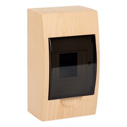 EKF PROxima Щит распределительный навесной ЩРН-П- 4 светлое дерево IP41 pb40-n-4-light - фото 77739