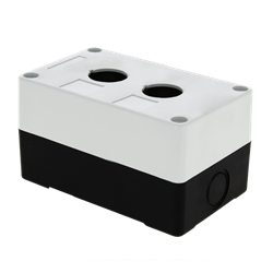 EKF PROxima Корпус КП102 пластиковый 2 кнопки белый cpb-102-w - фото 77752