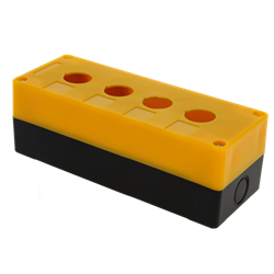 EKF PROxima Корпус КП104 пластиковый 4 кнопки желтый cpb-104-o - фото 77757