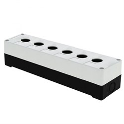 EKF PROxima Корпус КП106 пластиковый 6 кнопок белый cpb-106-w - фото 77759
