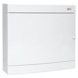 EKF Щит распределительный навесной "Unix" белая дверь 2х18 модулей IP40 EKF PROxima ux-2x18-nw - фото 77763