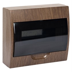EKF PROxima Щит распределительный навесной ЩРН-П-10 темное дерево IP41 pb40-n-10-dark - фото 77784