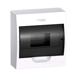 Systeme Electric EASY 9 Корпус навесной с прозрачной дверью 1ряд/8мод, IP40, IK07, 63А, 2 клеммы EZ9E108S2SRU - фото 77858