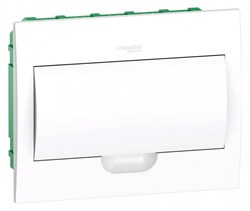 Systeme Electric EASY 9 Корпус встраиваемый с белой дверью 1ряд/12мод, IP40, IK07, 63А, 2 клеммы EZ9E112P2FRU - фото 77859