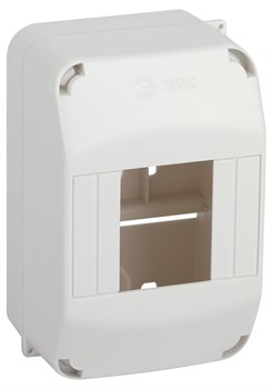 Корпус пластиковый навесной ЭРА SIMPLE КМПн 1/4 IP20 белый Б0062282 - фото 77903