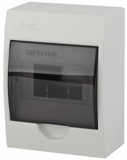 ЭРА Бокс пластиковый навесной ЩРН-П-06 Simple Б0041522 - фото 77904